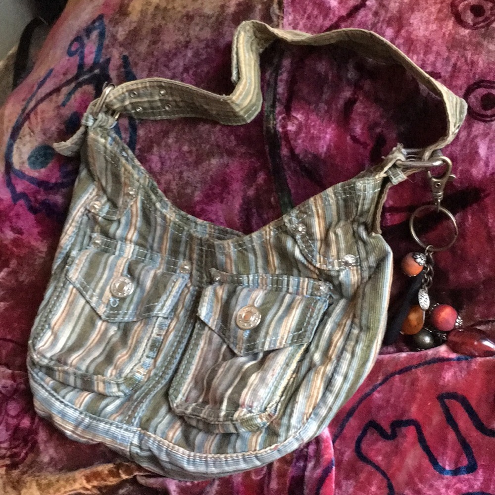 Chateau small corduroy handbag
